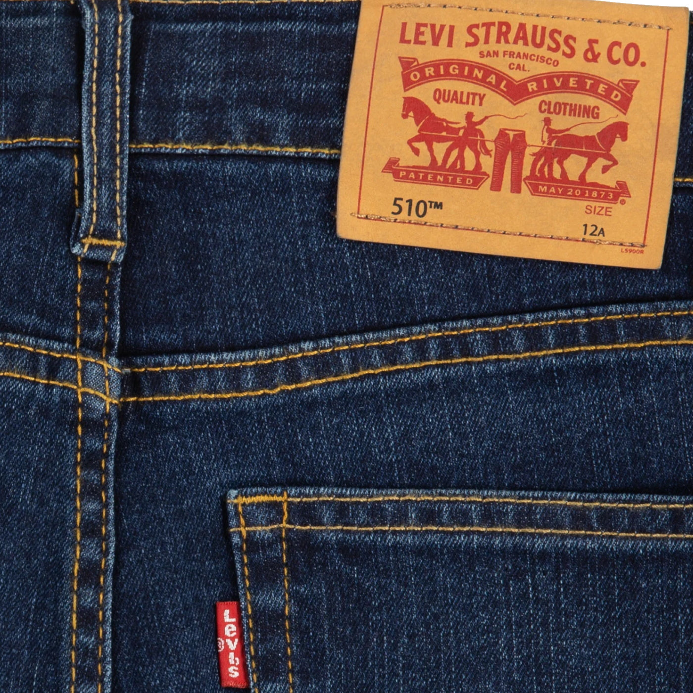 contin jeans 510 skinny fit ragazzo 5 tasche made in cina • 65% cotton, 25% polyester, 8.5% viscose, 1.5% elastane