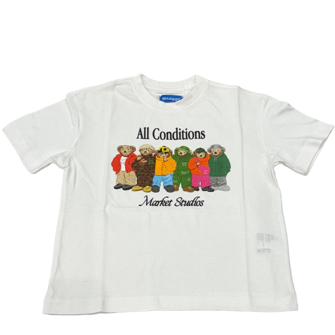 Market t-shirt teen bianco