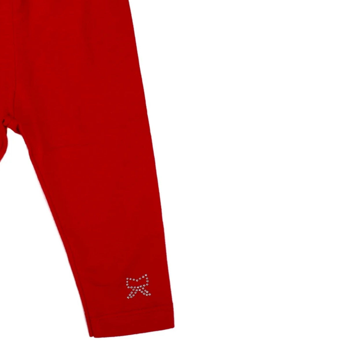 Coconudina leggings cotone rosos bambina