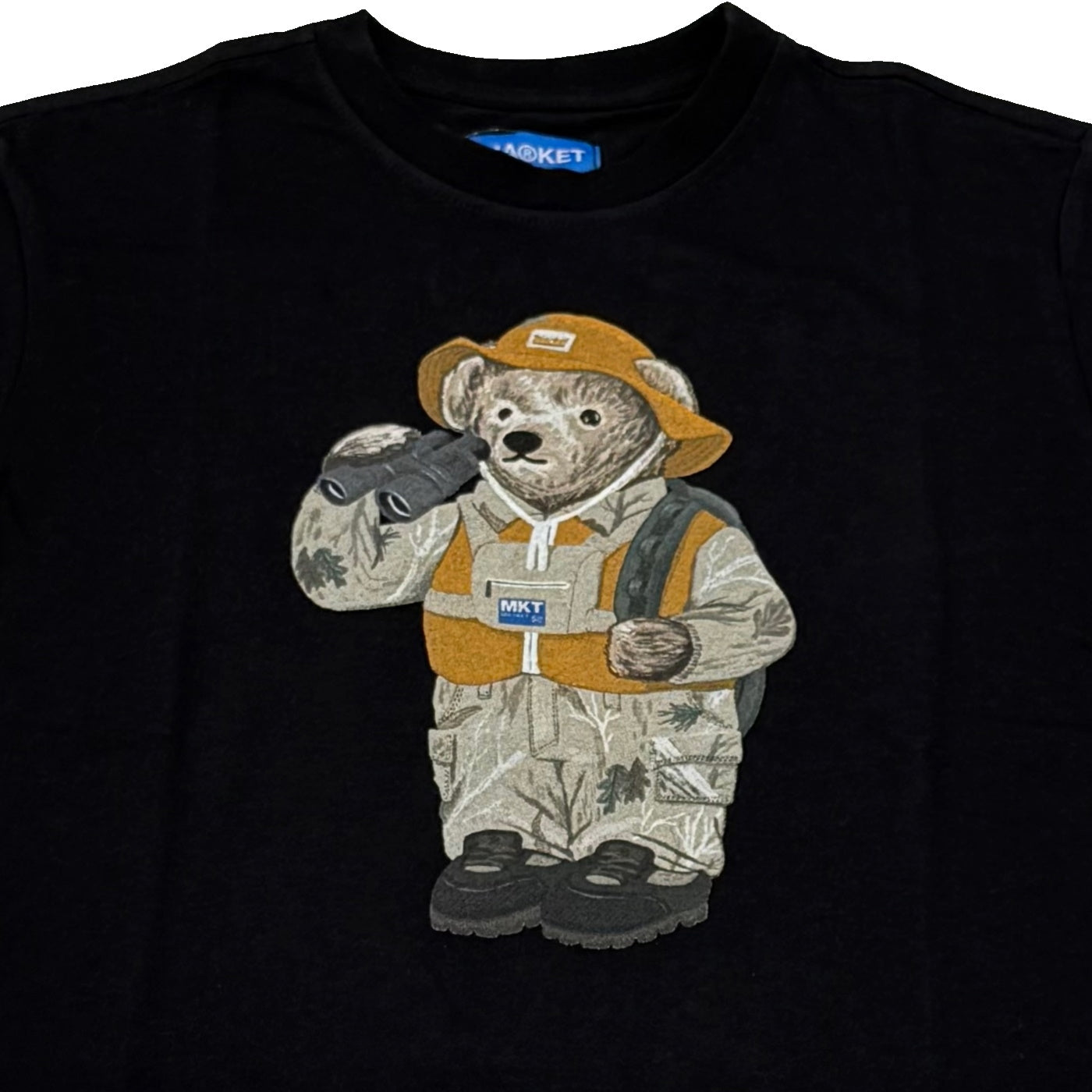 Market t-shirt bambino nero