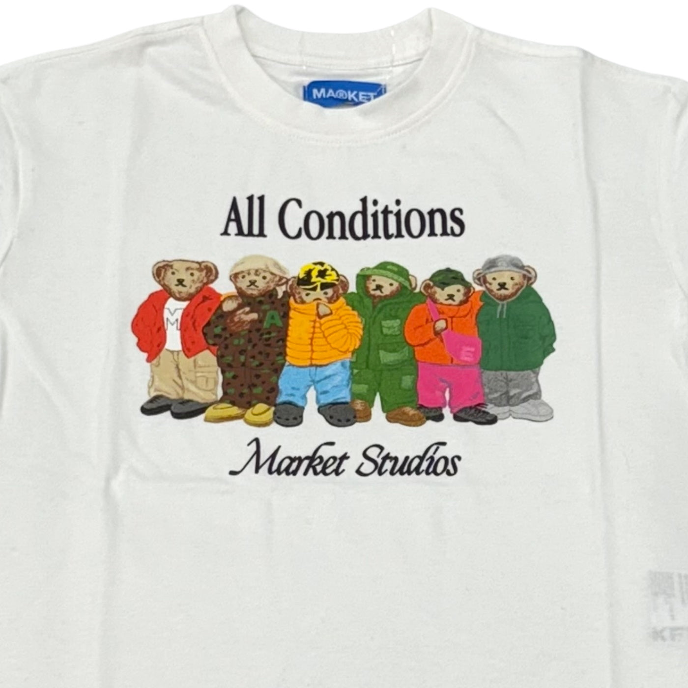 Market t-shirt teen bianco
