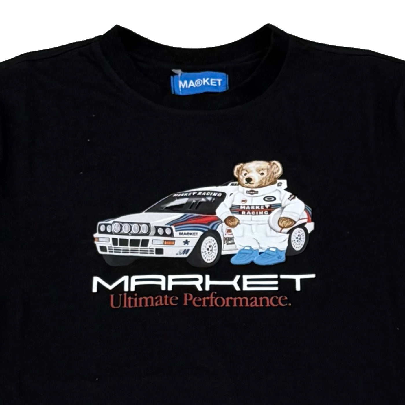 Market t-shirt bambino nero