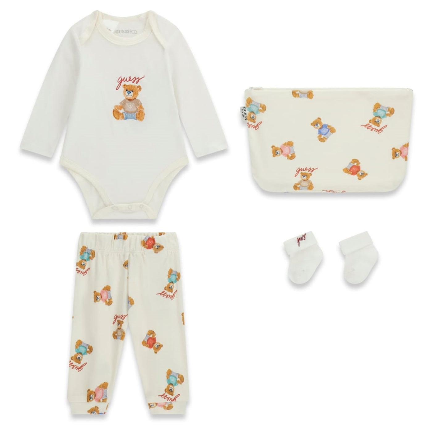 Guess set neonato unisex
