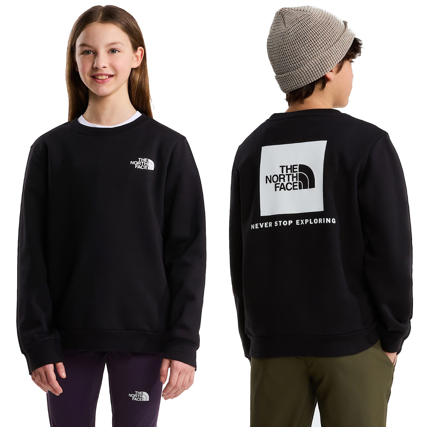 The North Face felpa teen unisex