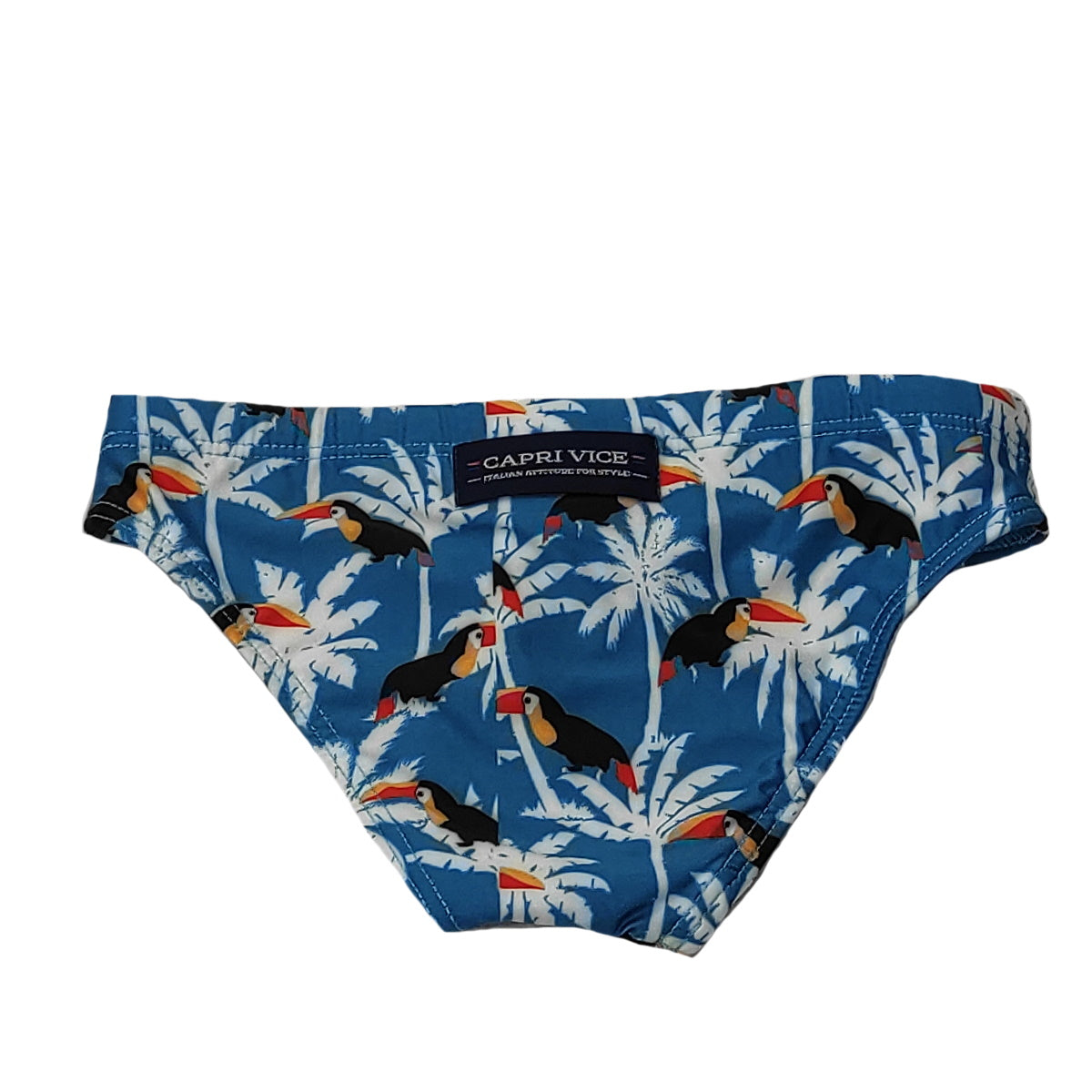 Capri vice costume slip ragazzo tessuto elasticizzato avion