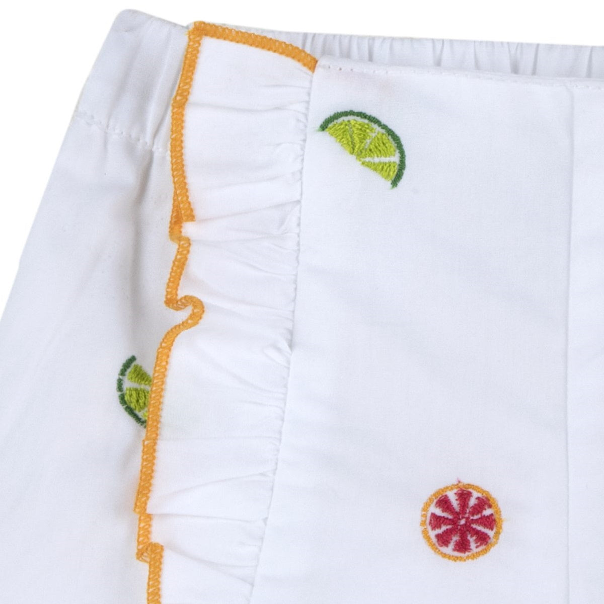 Chicco shorts neonata cotone bianco