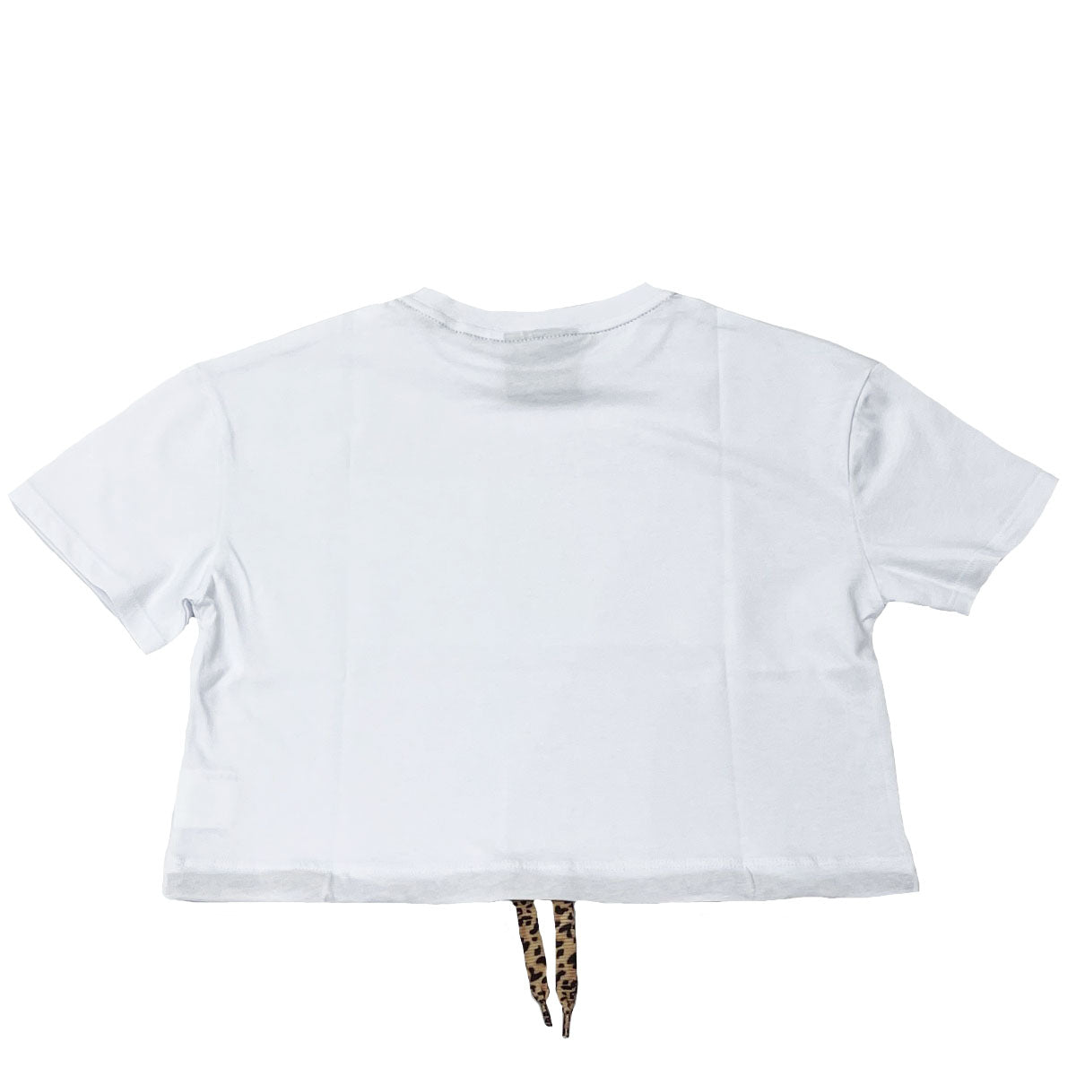 Pyrex t-shirt junior lei modello cropped in puro cotone bianco
