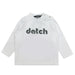 Datch t-shirt baby boy in caldo cotone bianco