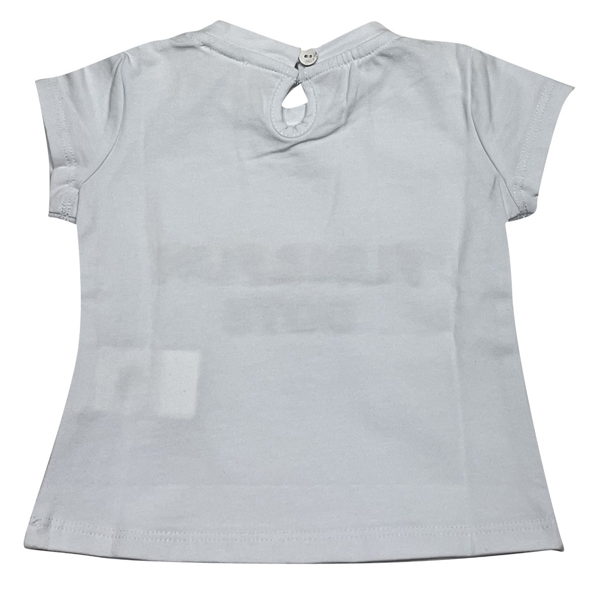 Fun&Fun t-shirt neonata cotone bianco