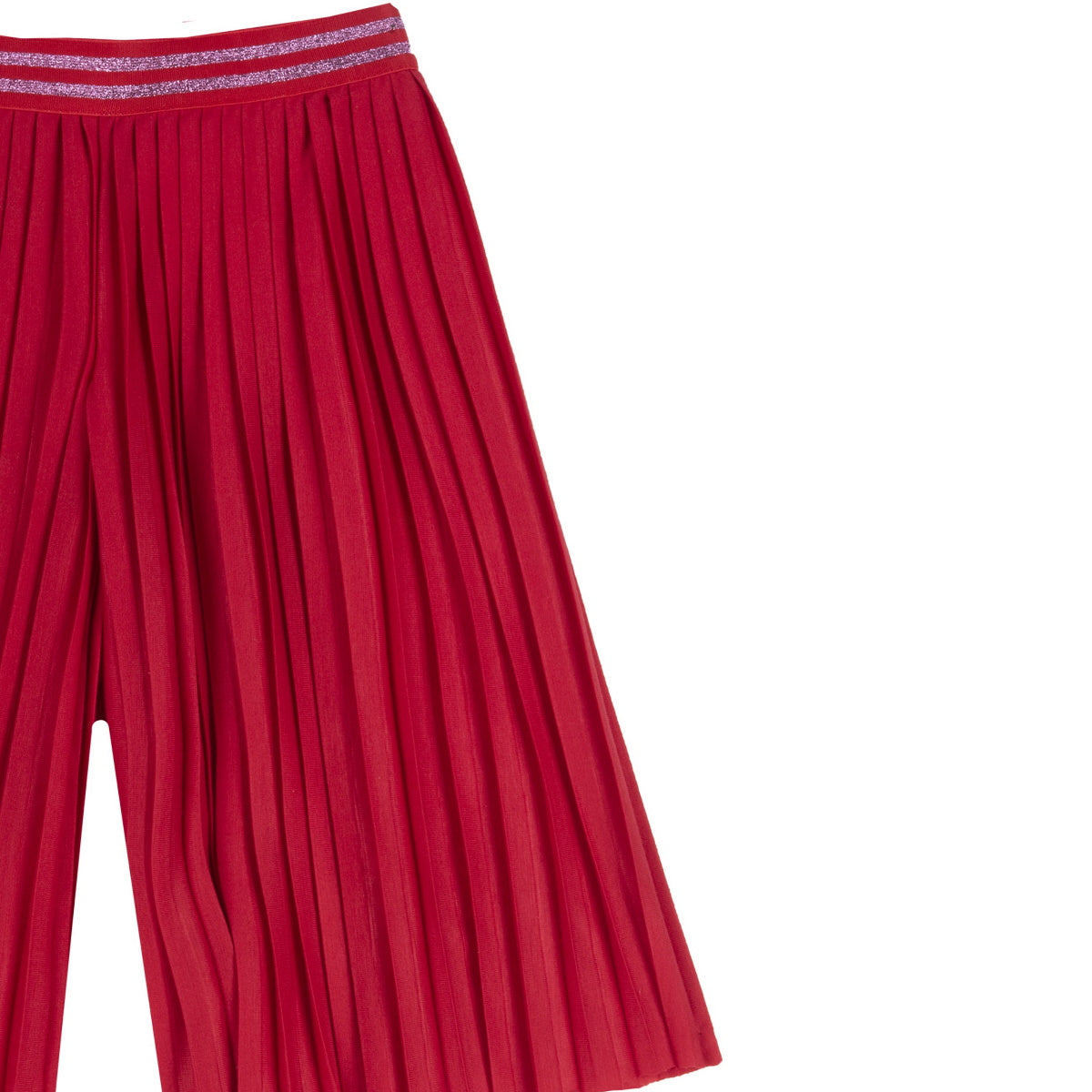 Chicco pantalone cropped bambina tessuto sintetico rosso
