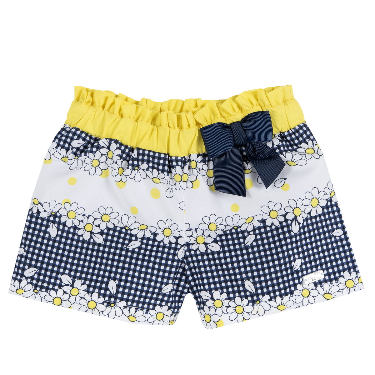 Chicco shorts margherite baby girl in puro cotone fantasia