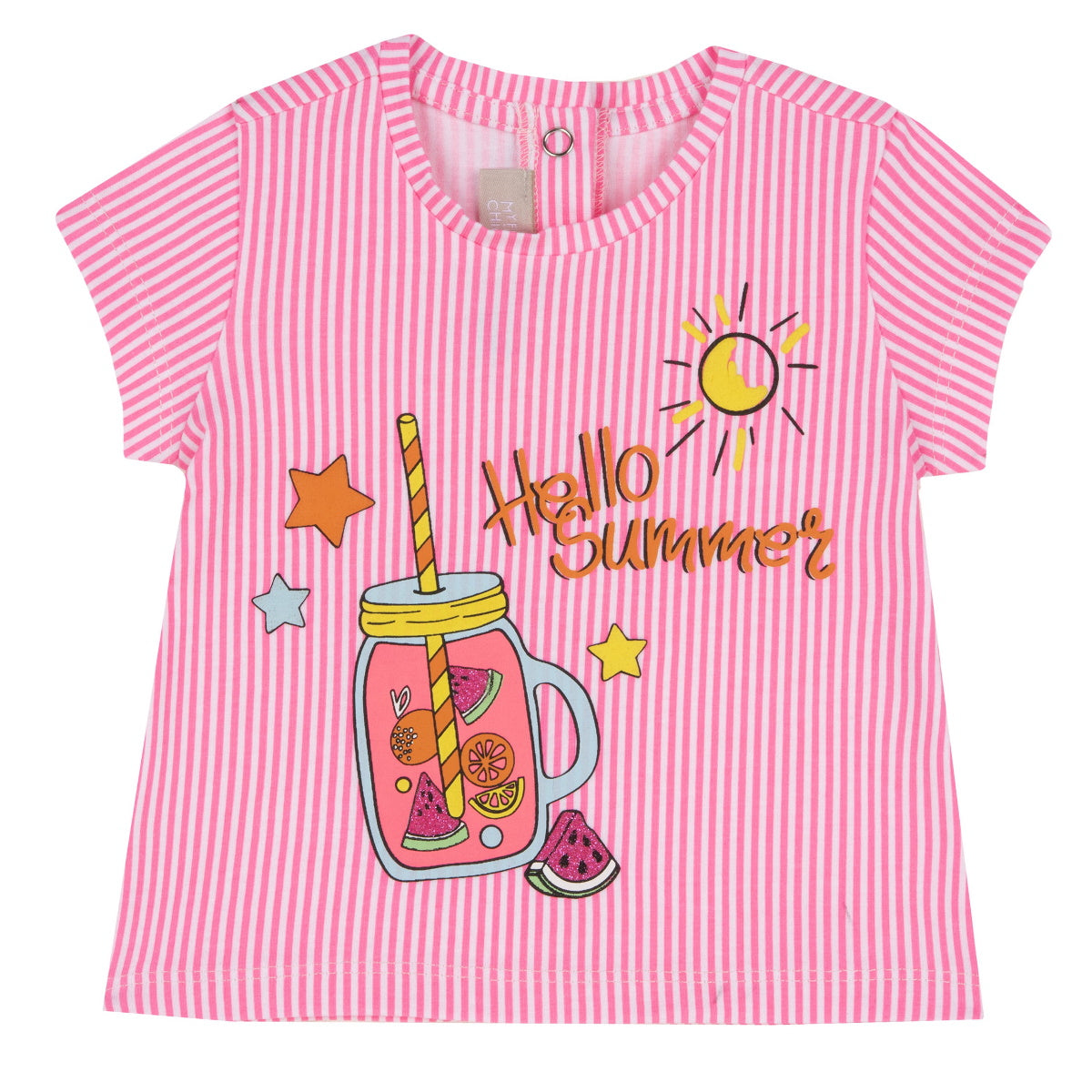 Chicco t-shirt bambina cotone rosa