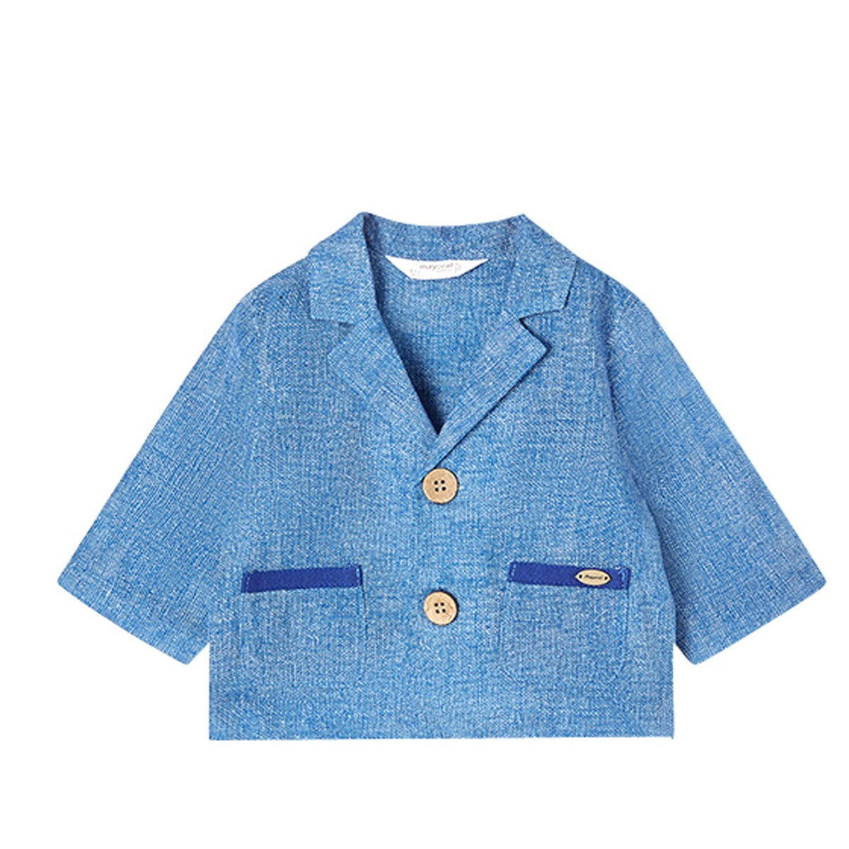 Mayoral giacca baby boy cotone azzurro