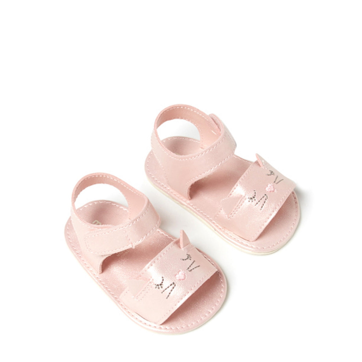 Mayoral sandali culla neonata in tessuto rosa