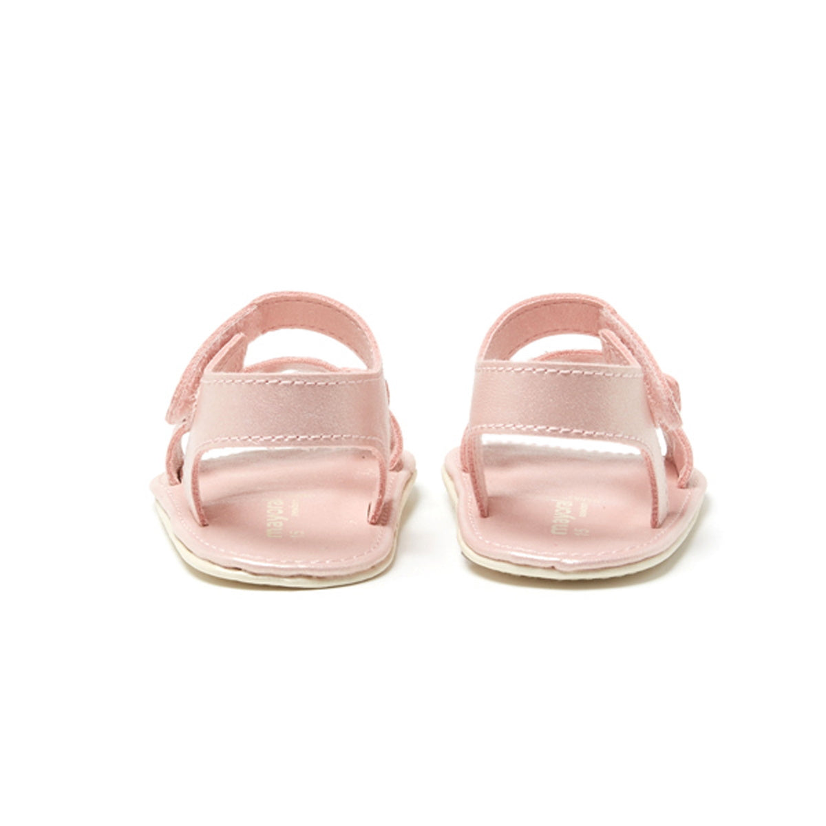 Mayoral sandali culla neonata in tessuto rosa