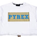 Pyrex t-shirt junior lei modello cropped in puro cotone bianco