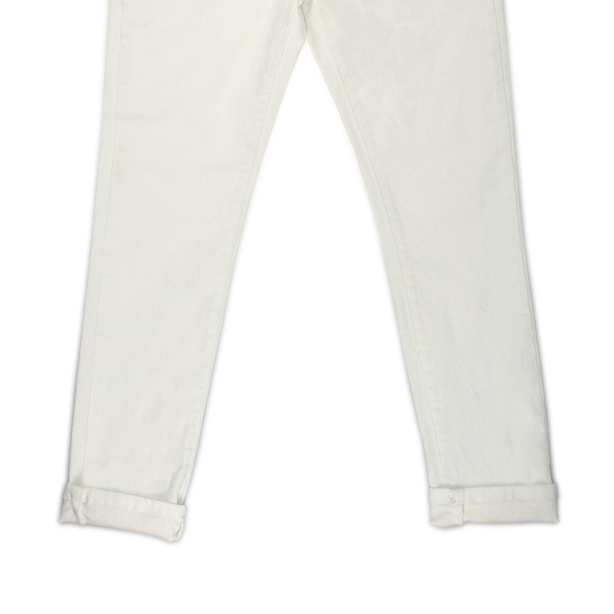 To Be Too jeans bambina in cotone bianco