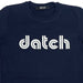 Datch t-shirt bambino in cotone stretch blu