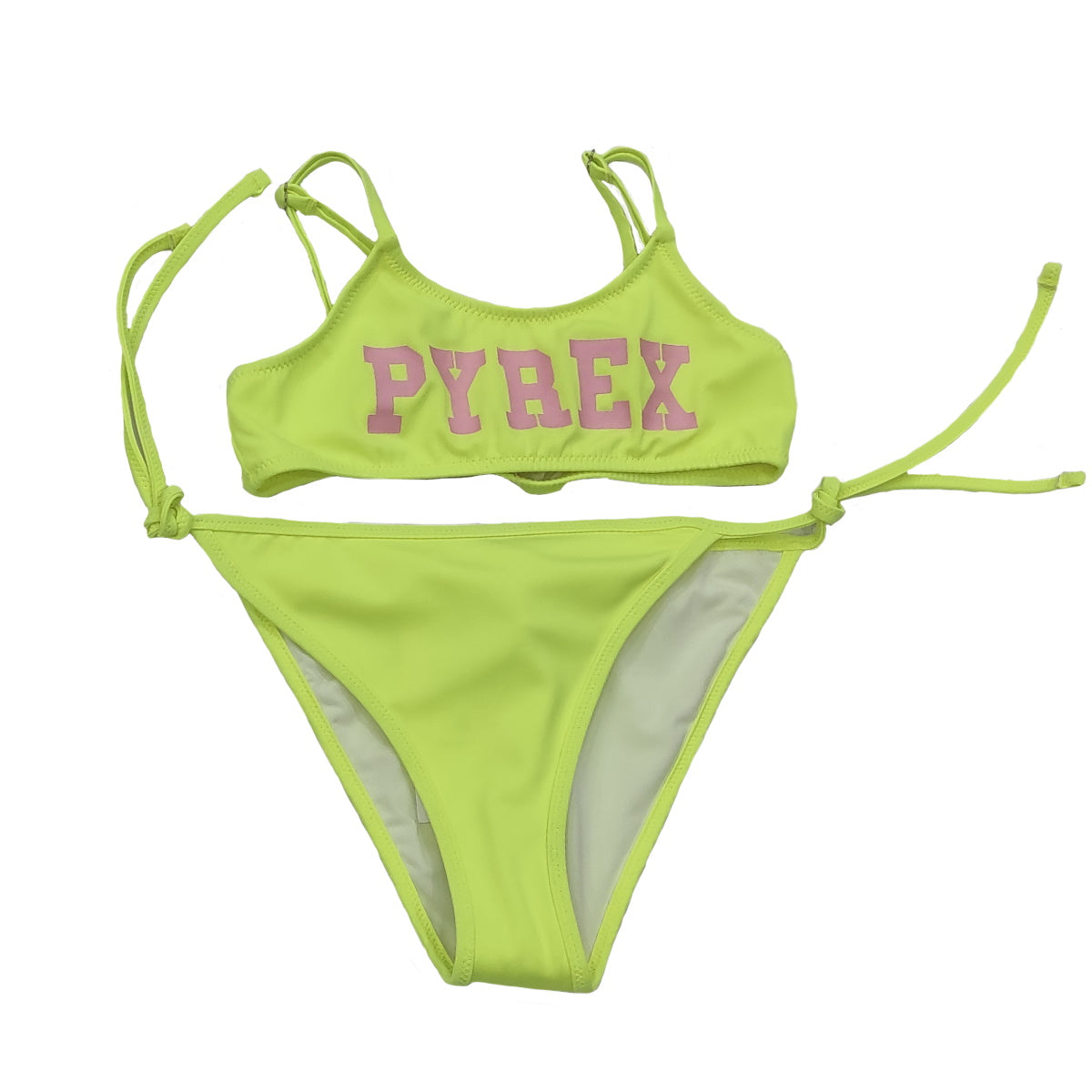 Pyrex bikini bambina giallo fluo
